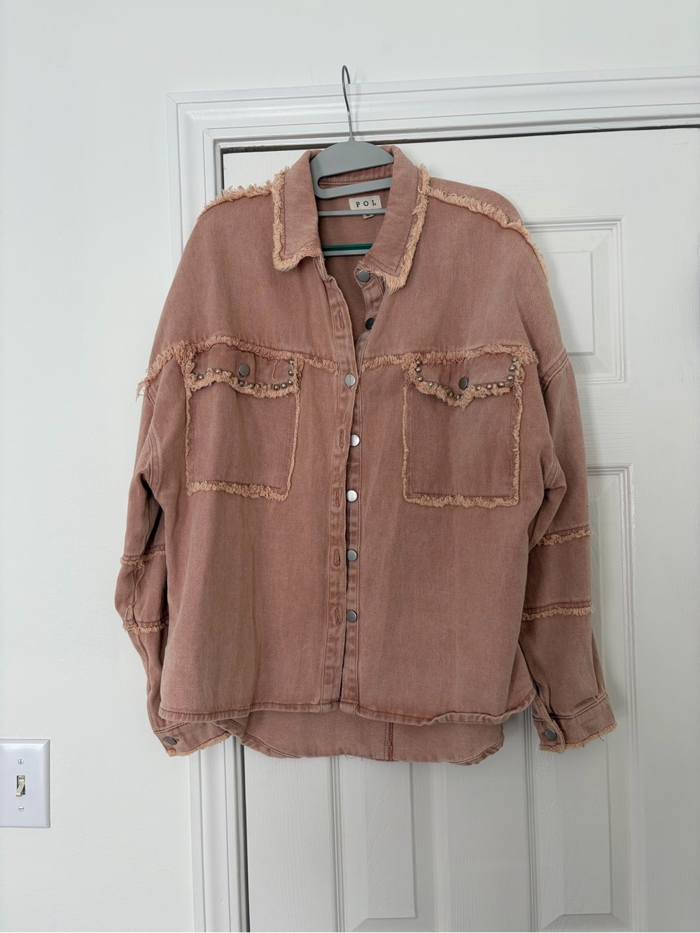 Oversized Dusty Rose jacket
